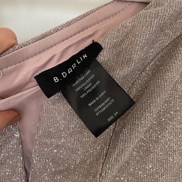 Super sparkly maxi prom dress from B.Darlin Macys - Picture 4 of 8